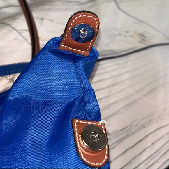 HEXAGONA PARIS POP Shoulder Tote Bag Cowhide Leather and Nylon - Picture 14 of 15